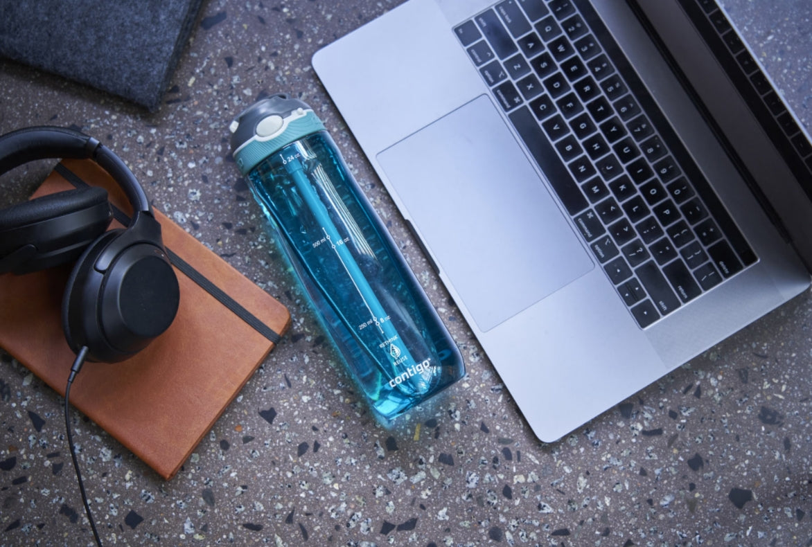 Contigo Ashland AUTOSPOUT Water Bottle Tritan Renew, 720 ml (Scuba)